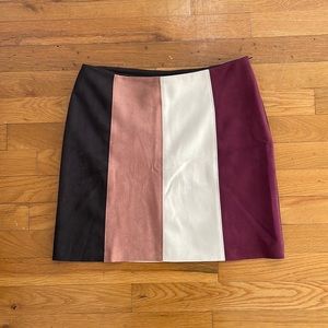 NWOT South Moon Under Suede Colorblock Skirt